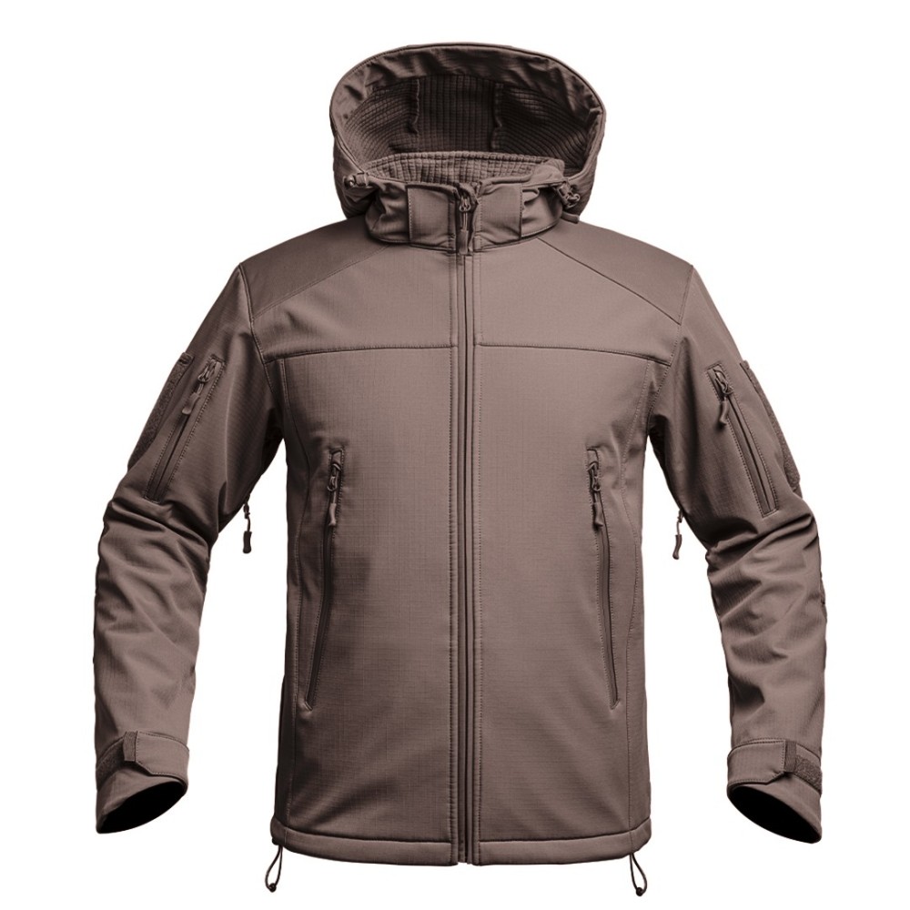 Veste softshell V2 FIGHTER GEN 1 brun Terre de France
