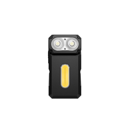 Lampe rechargeable à triple source de lumière E8 - 1000 lumens - noir