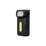 Lampe rechargeable à triple source de lumière E8 - 1000 lumens - noir