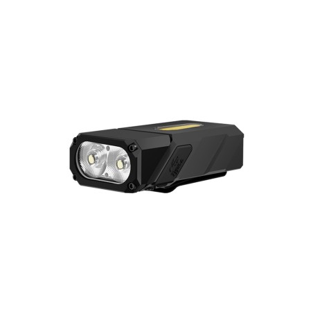 Lampe rechargeable à triple source de lumière E8 - 1000 lumens - noir