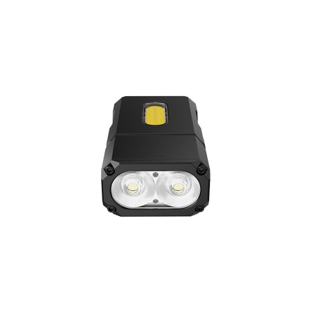 Lampe rechargeable à triple source de lumière E8 - 1000 lumens - noir