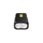 Lampe rechargeable à triple source de lumière E8 - 1000 lumens - noir