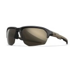 Lunettes de protection balistique Jakl noir/tan verres Captivate™ tungsten mirror