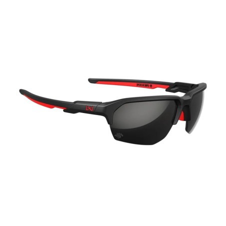 Lunettes de protection balistique Jakl American Sniper noir/rouge verres Captivate™ black mirror
