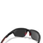 Lunettes de protection balistique Jakl American Sniper noir/rouge verres Captivate™ black mirror