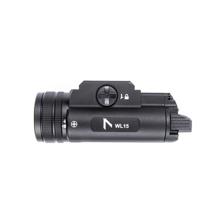 Lampe pour arme de poing WL15 - éclairage blanc - 1200 lumens