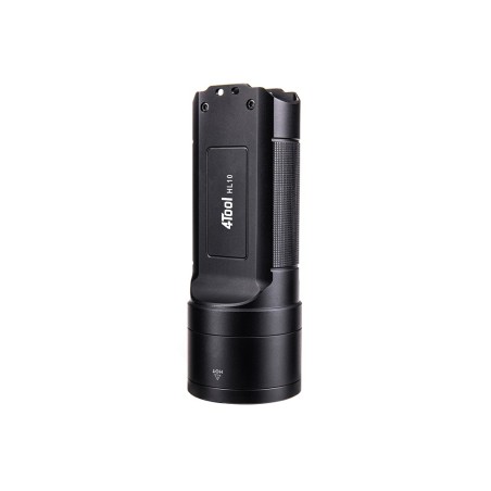 Lampe de recherche rechargeable 4TOOL HL10 - éclairage blanc - 10000 lumens