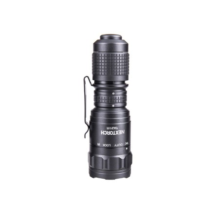 Lampe tactique compacte rechargeable TA21 IR - éclairage blanc + infrarouge - 1300 lumens