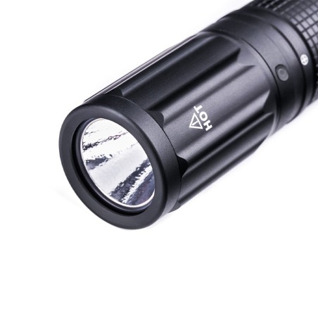 Lampe tactique rechargeable E52D - éclairage blanc - 3700 lumens