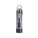 Lampe porte-clés rechargeable multifonctions K40 - éclairage blanc, rouge et bleu + UV - 700 lumens