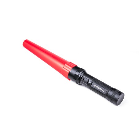 Cône de signalisation rouge pour lampe tactique diamètre de la tête de 3 à 3,8 cm