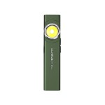 Lampe rechargeable à double source de lumière E5 PLUS - 650 lumens - vert olive