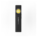 Lampe rechargeable à double source de lumière E5 PLUS - 650 lumens - noir