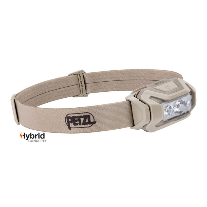 Lampe frontale Hybrid Aria 2 RGB tan - éclairage blanc, rouge, vert et bleu - 450 lumens