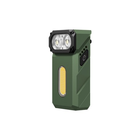 Lampe rechargeable à triple source de lumière E8 - 1000 lumens - vert olive