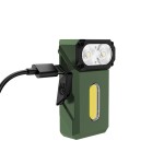 Lampe rechargeable à triple source de lumière E8 - 1000 lumens - vert olive