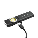 Lampe rechargeable à double source de lumière E5 ULTRA - 800 lumens - noir