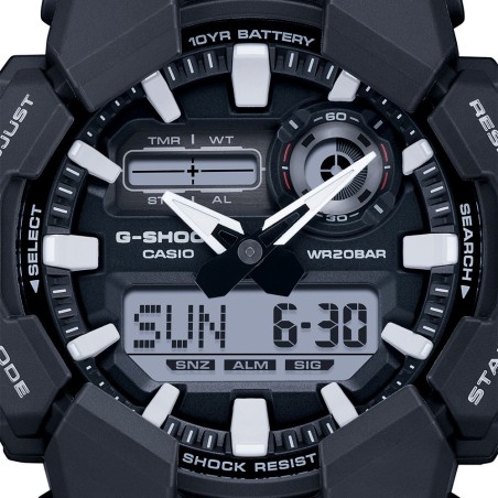 Montre G-Shock GA-010 noir/gris béton