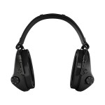 Casque anti-bruit Suprême X2 noir avec serre-tête cuir noir et anneaux d'hygiène en gel