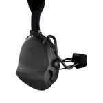 Casque anti-bruit Suprême X2 noir avec serre-nuque tissu noir et anneaux d'hygiène en gel