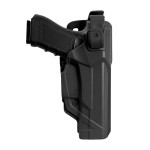 Holster droitier Duty Fast Action DFA804 noir pour GLOCK 17/18