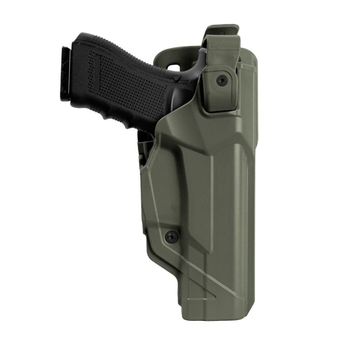 Holster droitier Duty Fast Action DFA804 vert olive pour GLOCK 17/18