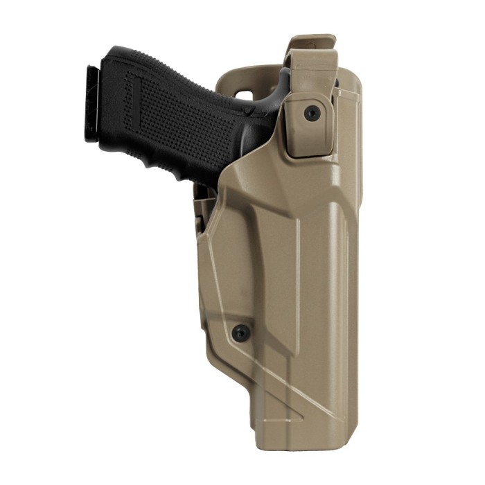 Holster droitier Duty Fast Action DFA804 tan pour GLOCK 17/18