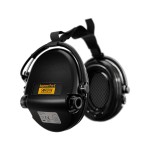Casque anti-bruit Suprême Pro-X noir serre-nuque tissu noir