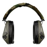 Casque anti-bruit Suprême Pro-X vert olive serre-tête tissu camo