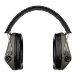 Casque anti-bruit Suprême Pro-X vert olive serre-tête cuir noir
