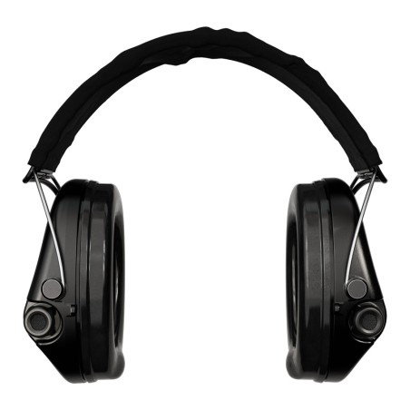 Casque anti-bruit Suprême Pro-X noir serre-tête tissu noir