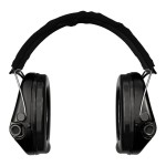 Casque anti-bruit Suprême Pro-X noir serre-tête tissu noir