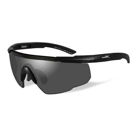 Lunettes de protection balistique Saber Advanced noir écrans fumé/incolore/orange