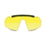 Écran jaune pour lunettes de protection balistique Saber Advanced