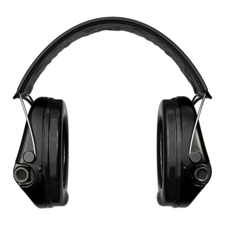 Casque anti-bruit Suprême Pro-X noir serre-tête cuir noir