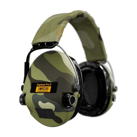 Casque anti-bruit Suprême Pro-X LED camo serre-tête tissu camo
