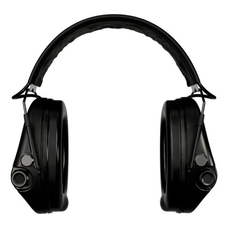 Casque anti-bruit Suprême Pro-X SLIM noir serre-tête cuir noir