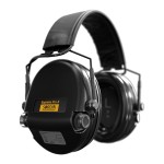 Casque anti-bruit Suprême Pro-X SFA noir serre-tête cuir noir
