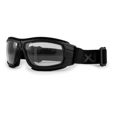 Masque de protection balistique pliable Lynx noir verres fumé/incolore