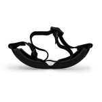 Masque de protection balistique pliable Lynx noir verres fumé/incolore