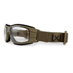 Masque de protection balistique pliable Lynx tan verres fumé/incolore