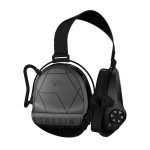 Casque anti-bruit Suprême T2 noir serre-nuque tissu noir