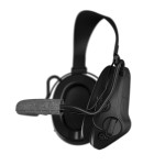 Casque anti-bruit Suprême T2 noir serre-nuque tissu noir