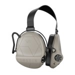 Casque anti-bruit Suprême T2 tan serre-nuque tissu noir