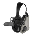 Casque anti-bruit Suprême T2 tan serre-nuque tissu noir