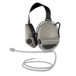 Casque anti-bruit Suprême T2 tan serre-nuque tissu noir