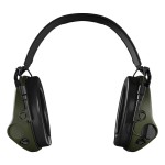 Casque anti-bruit Suprême T2 vert olive serre-tête cuir noir