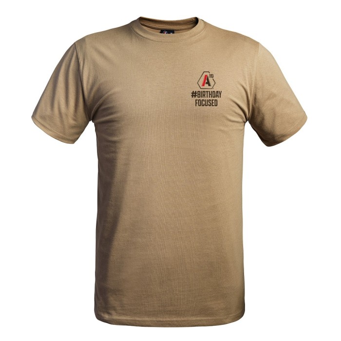 T-shirt STRONG SIGNATURE GEN 1 #BIRTHDAY FOCUSED tan