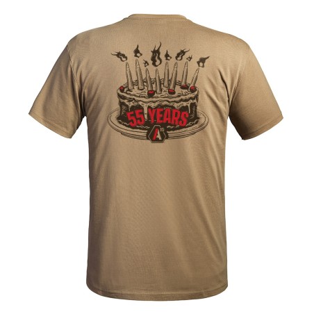 T-shirt STRONG SIGNATURE GEN 1 #BIRTHDAY FOCUSED tan