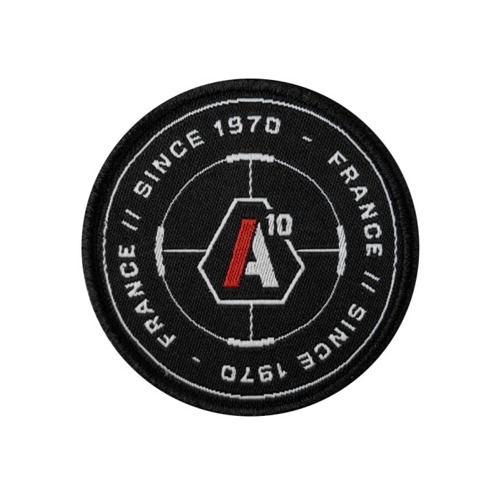 Patch SIGNATURE SINCE 1970 brodé blanc/rouge